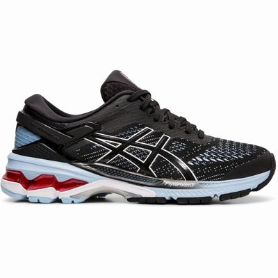 Asics Gel-Kayano 26 - Naisten Juoksukengät - Mustat/Sininen